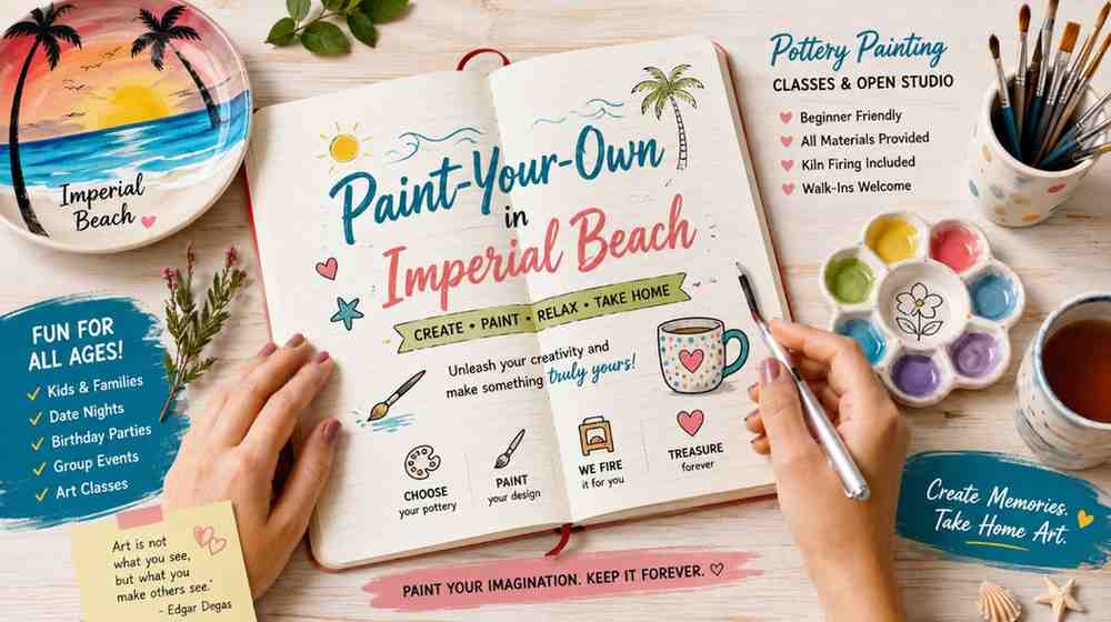 Paint-Your-Own in Imperial Beach The Complete Guide to Pottery Painting, Ceramic Art, and Creative Classes