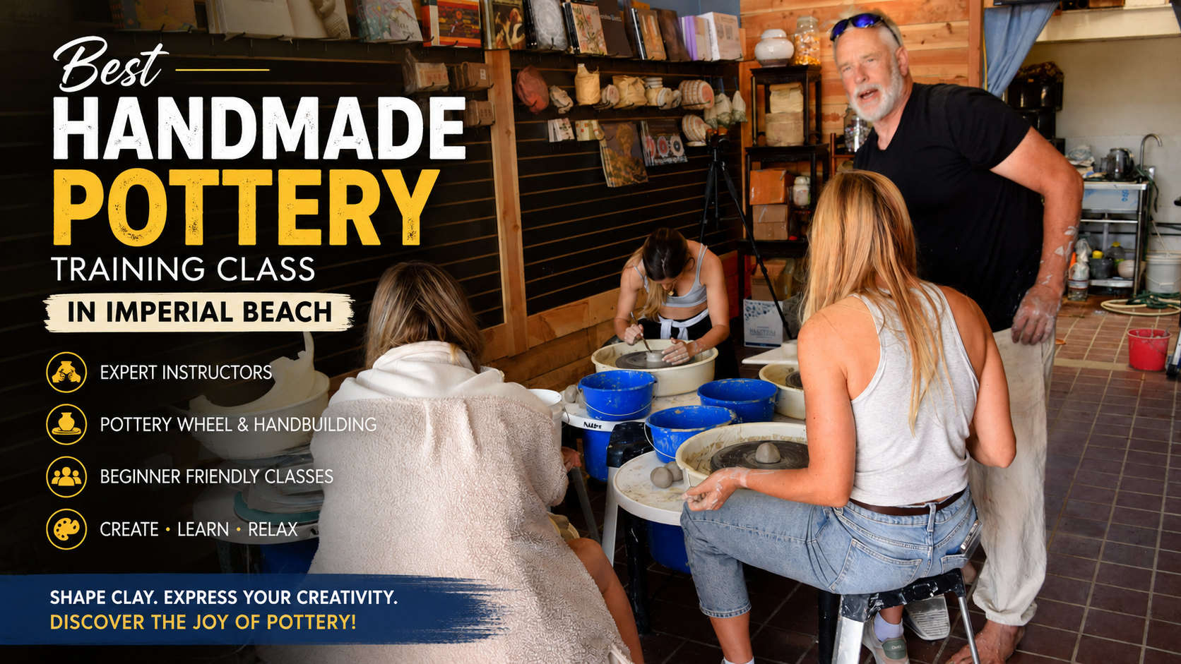 Best Handmade Pottery Training Class in Imperial Beach