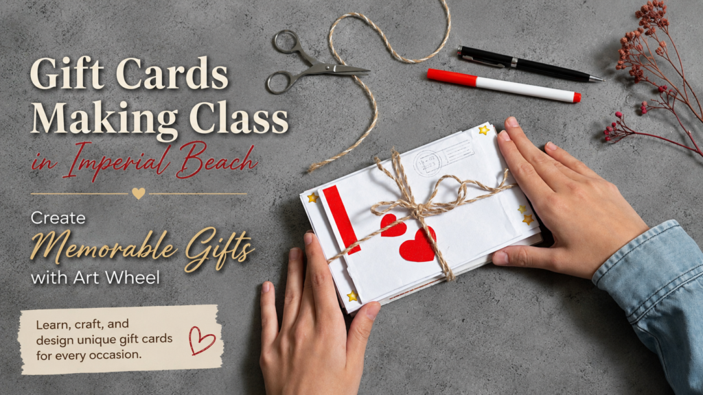 Gift Cards Making Class in Imperial Beach: Create Memorable Gifts with Art Wheel