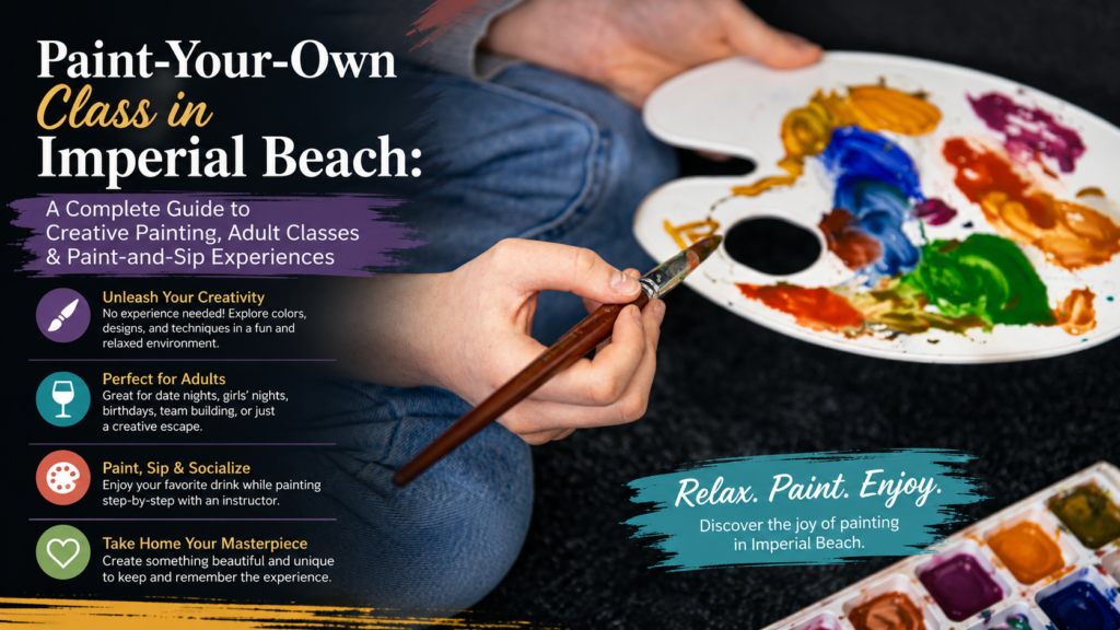 Paint-Your-Own Class in Imperial Beach A Complete Guide to Creative Painting, Adult Classes & Paint-and-Sip Experiences